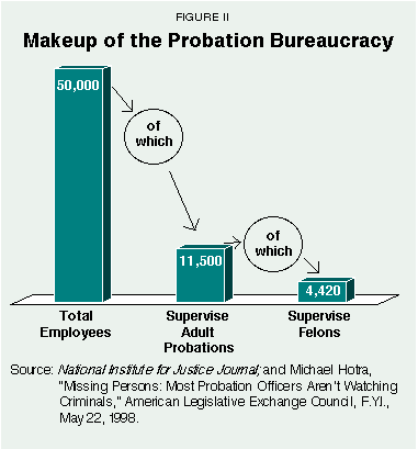 Figure II - Makeup of the Probation Bureaucracy